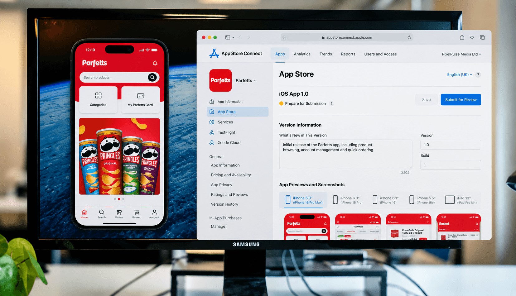 Parfetts App iOS App Store