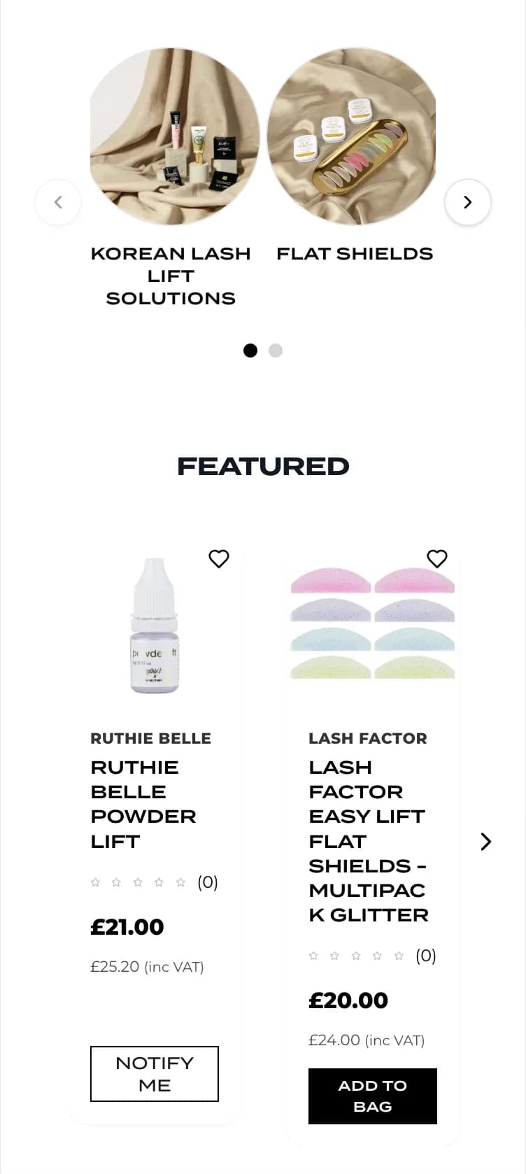 Labfactor mobile featured products